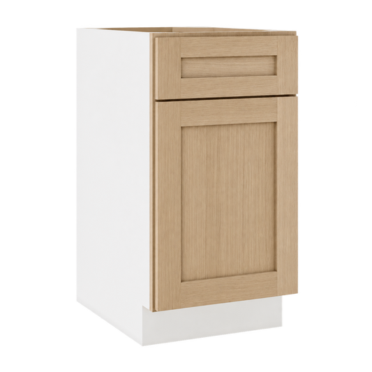 Rift Oak cabinet product image.