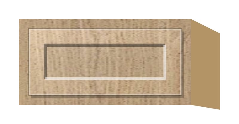 Rift 18" Wide Wall Cabinet - Single Door 9" to 51" Tall Stacker, Shaker door, natural rift white oak