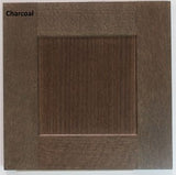 Rift door in Charcoal stain