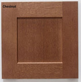 Rift door in Chestnut stain