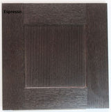 Rift door in Espresso stain