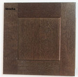 Rift door in Mocha stain