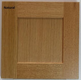 Rift door in Natural stain