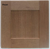 Rift door in Pecan stain