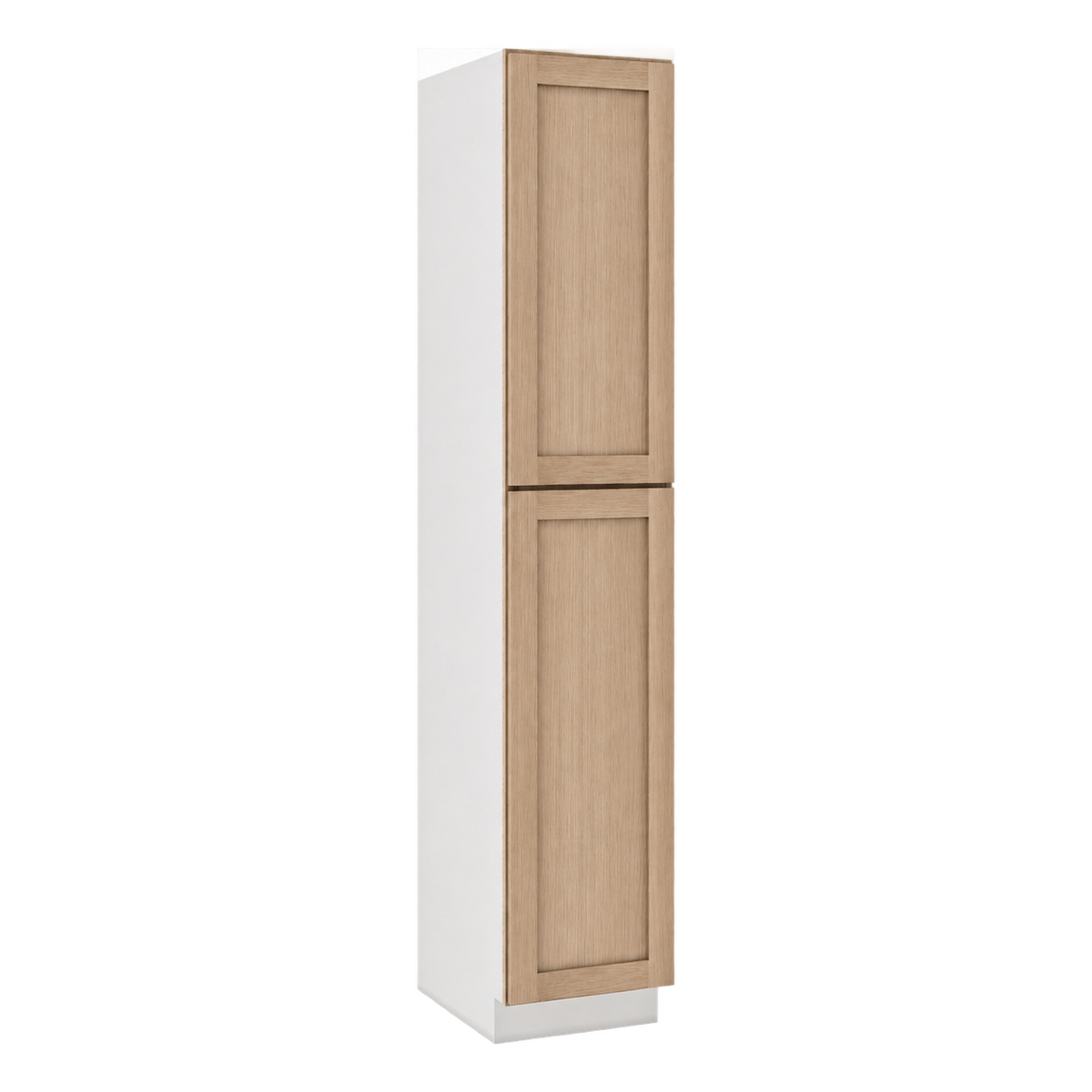 Rift Oak shaker pantry cabinet