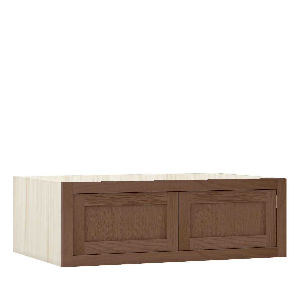 Saddle Oak WS-01 White Oak Inset Shaker Wall Oven Cabinet W31, 31.5" W x 12" Tall & 24" Deep, Premium Box