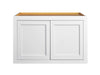 42" W 14" D Custom Inset Shaker Wall Cabinet - 12", 15", 18", 21" & 24" Tall