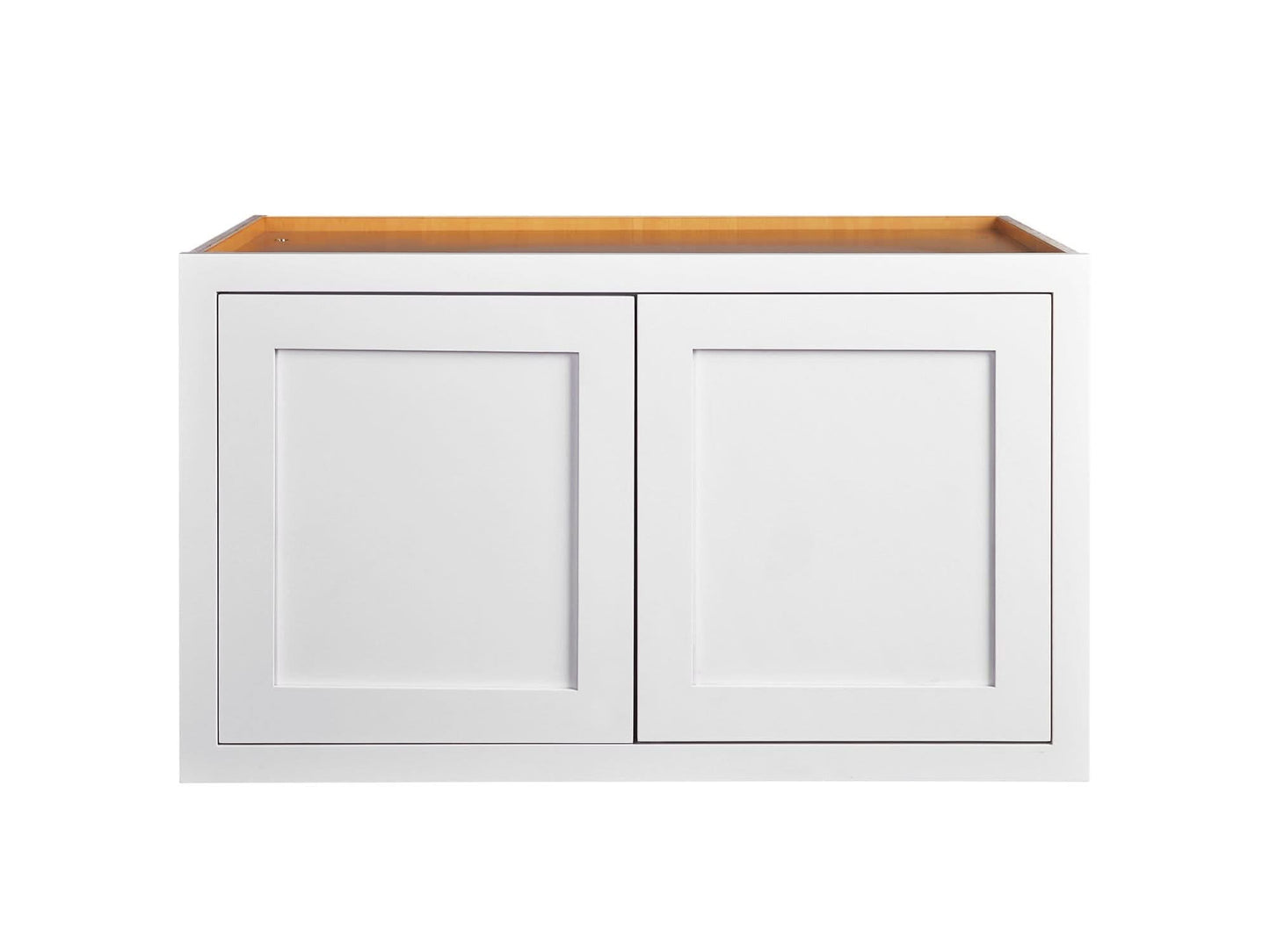 36" Wide Bridge Tuscan Gray Inset Shaker Wall Cabinet - Double Door 12", 15", 18", 21" & 24" Tall