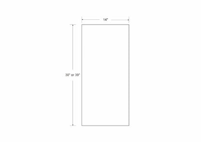 Wall Angle Corner Snow White Shaker Wall Cabinet 27" W x 30" & 39" Tall