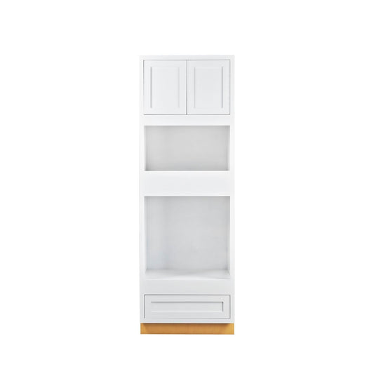 Wall Oven Snow White Inset Shaker Cabinet 31" Wide