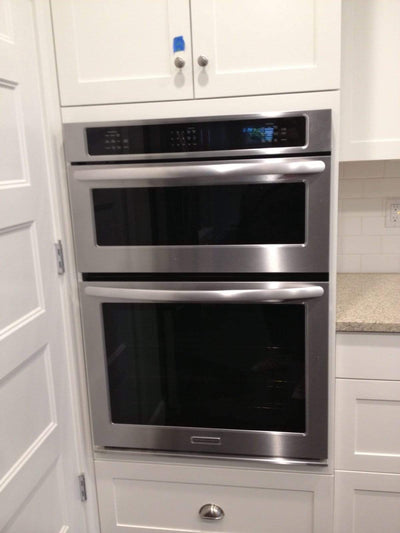 Wall Oven White Shaker 1/2" Overlay Cabinet