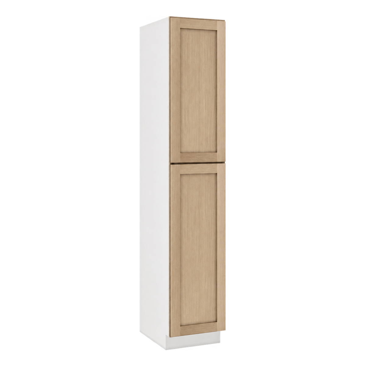 Rift Oak shaker pantry cabinet