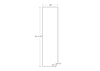 Light Gray Inset Pantry Cabinet 84"