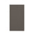 30" Tall Dark Gray Inset Shaker Wall Cabinet - Single Door 9", 12", 15", 18" & 21" Wide