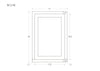 30" Tall Light Gray Inset Shaker Wall Cabinet - Single Door - 21" Wide