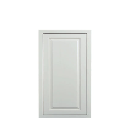 30" Tall Vintage White Inset Raised Panel Wall Cabinet - Single Door 9", 12", 15", 18" & 21"