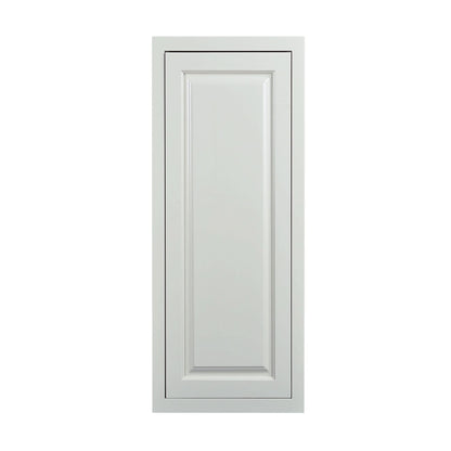 39" Tall Vintage White Inset Raised Panel Wall Cabinet - Single Door 9", 12", 15", 18" & 21"