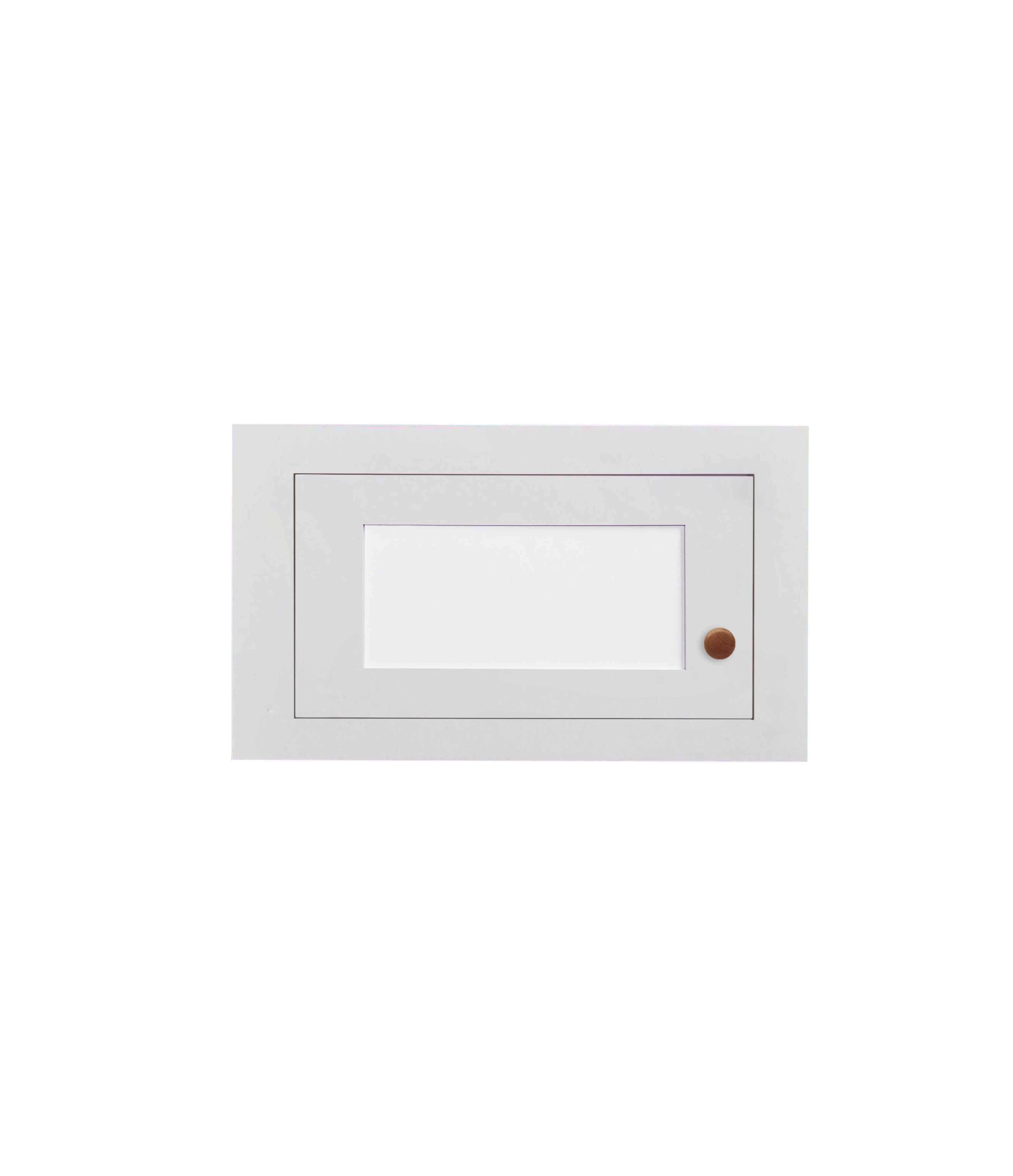 15" Wide Wall Cabinet - Single Door 9", 12", 15", 18", 21", 24" & 27" Tall Custom Glass Ready Inset Shaker