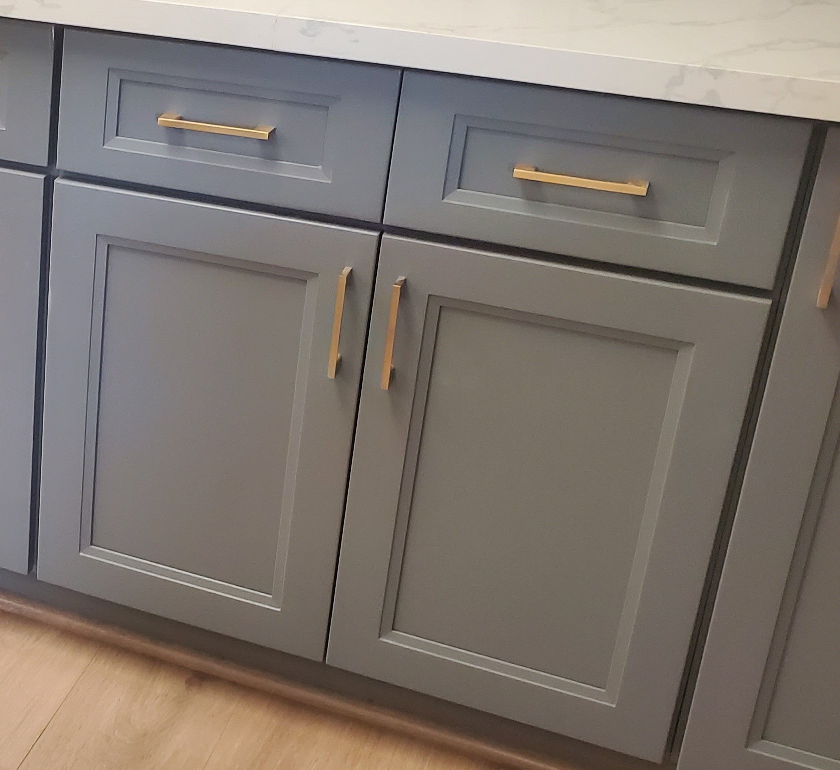 Double Shaker Dark Gray Full Overlay Sink Base 30, 33 & 36