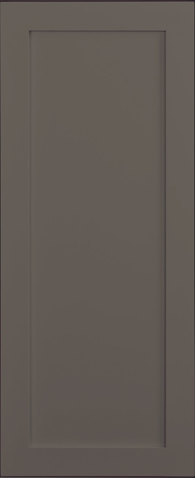 False Door Panel Dark Gray Inset Shaker Decorative Style - RTA Wholesalers