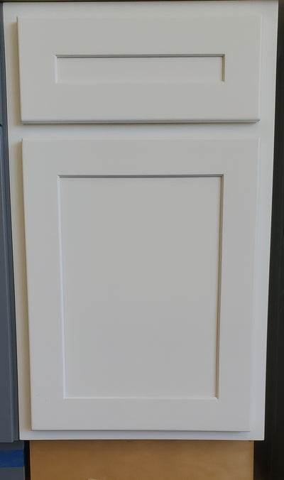 Wall Oven White Shaker 1/2" Overlay Cabinet