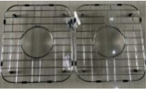 Stainless Steel Double Bowl Square Kitchen Sink 33" Wide - RTA Wholesalers