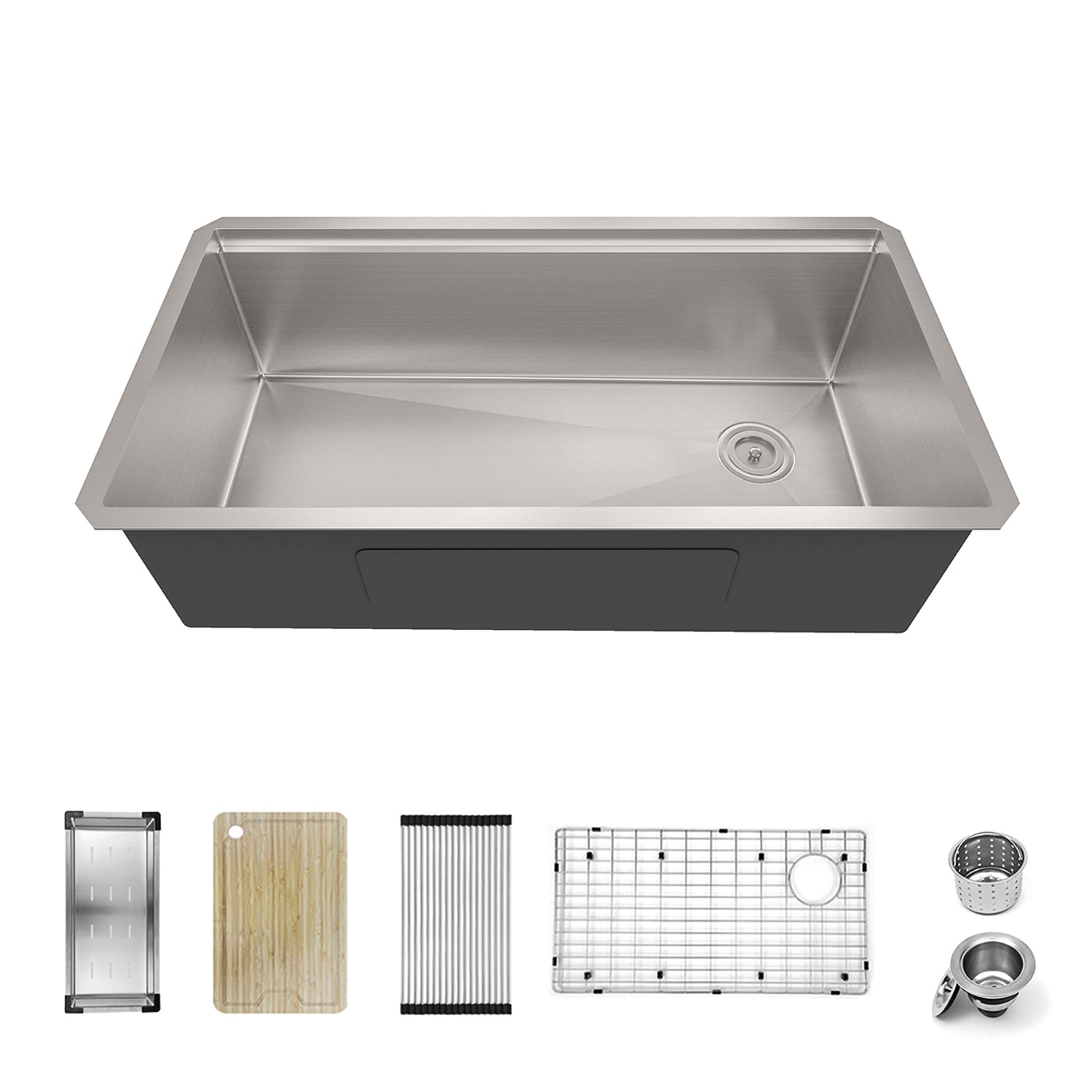 Stainless Steel Single Bowl Kitchen Sink & Accessories