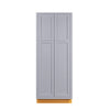 Pantry Cabinet Inset Light Gray Shaker 30" Wide x 84" Tall