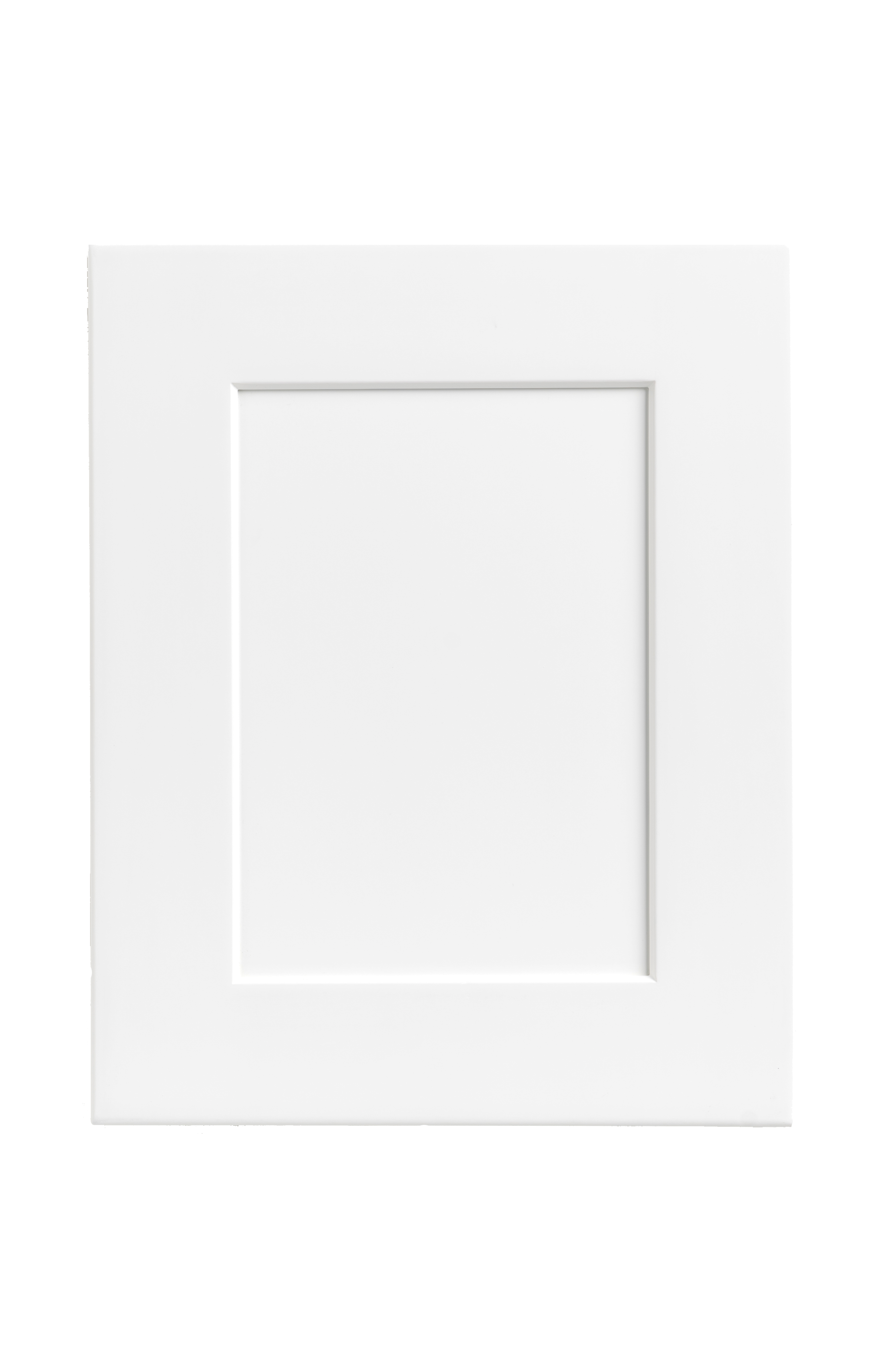 Sample Door White 1-1/4" Overlay Shaker
