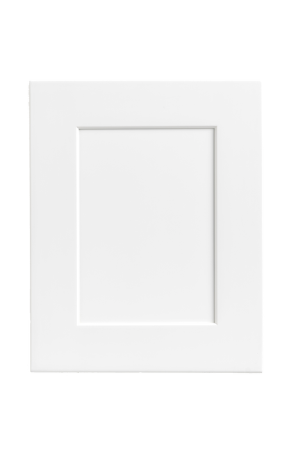 White Shaker Kitchen Cabinets Sample Door