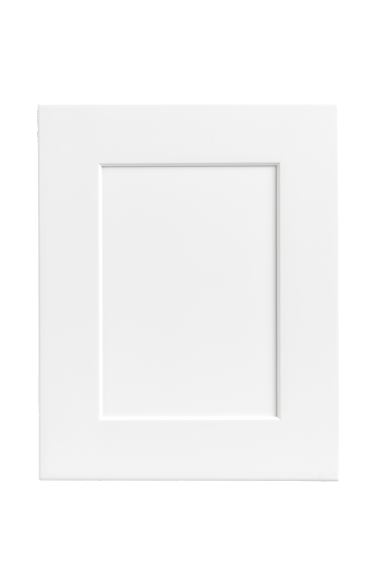 White Shaker Kitchen Cabinets Sample Door
