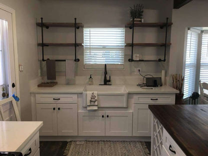 Sink Base 30", 33", 36" & 42" White Shaker 1-1/4" Overlay