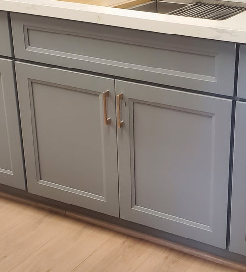Double Shaker Dark Gray Full Overlay Sink Base 30", 33" & 36"