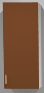 36" Tall Wall Cabinet - Single Door 9", 12", 15", 18", 21" Modern Euro Slab Kitchen Cabinets