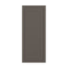 39" Tall Dark Gray Inset Shaker Wall Cabinet - Single Door 9", 12", 15", 18" & 21" Wide - RTA Wholesalers
