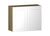 30" Wide Bridge White Shaker 1/2" Overlay Wall Cabinet - Double Door 12", 15", 18", 21", 24" Tall - RTA Wholesalers