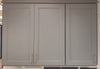36" Tall Double Dark Gray Shaker Full Overlay Wall Cabinet - Double Door 24", 27", 30", 33" & 36" Wide
