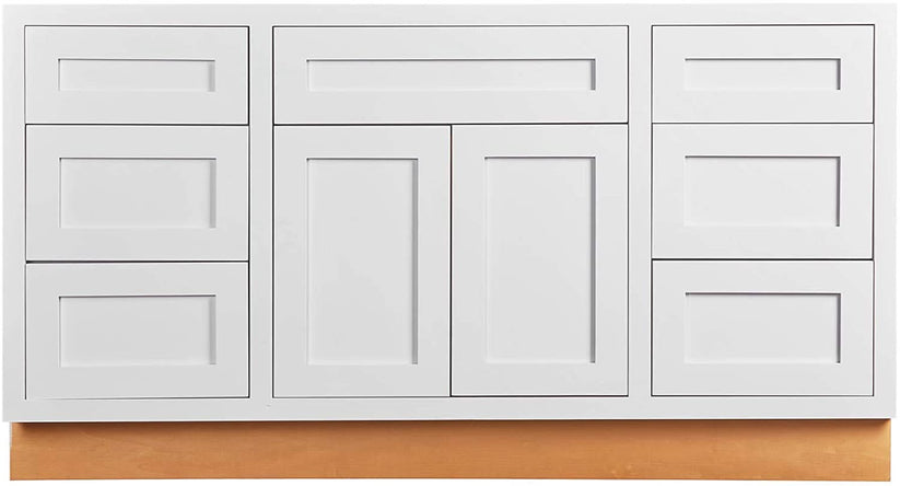 Bathroom Side Drawers Single Vanity Sink Base Tuscan Gray Inset Shaker ...