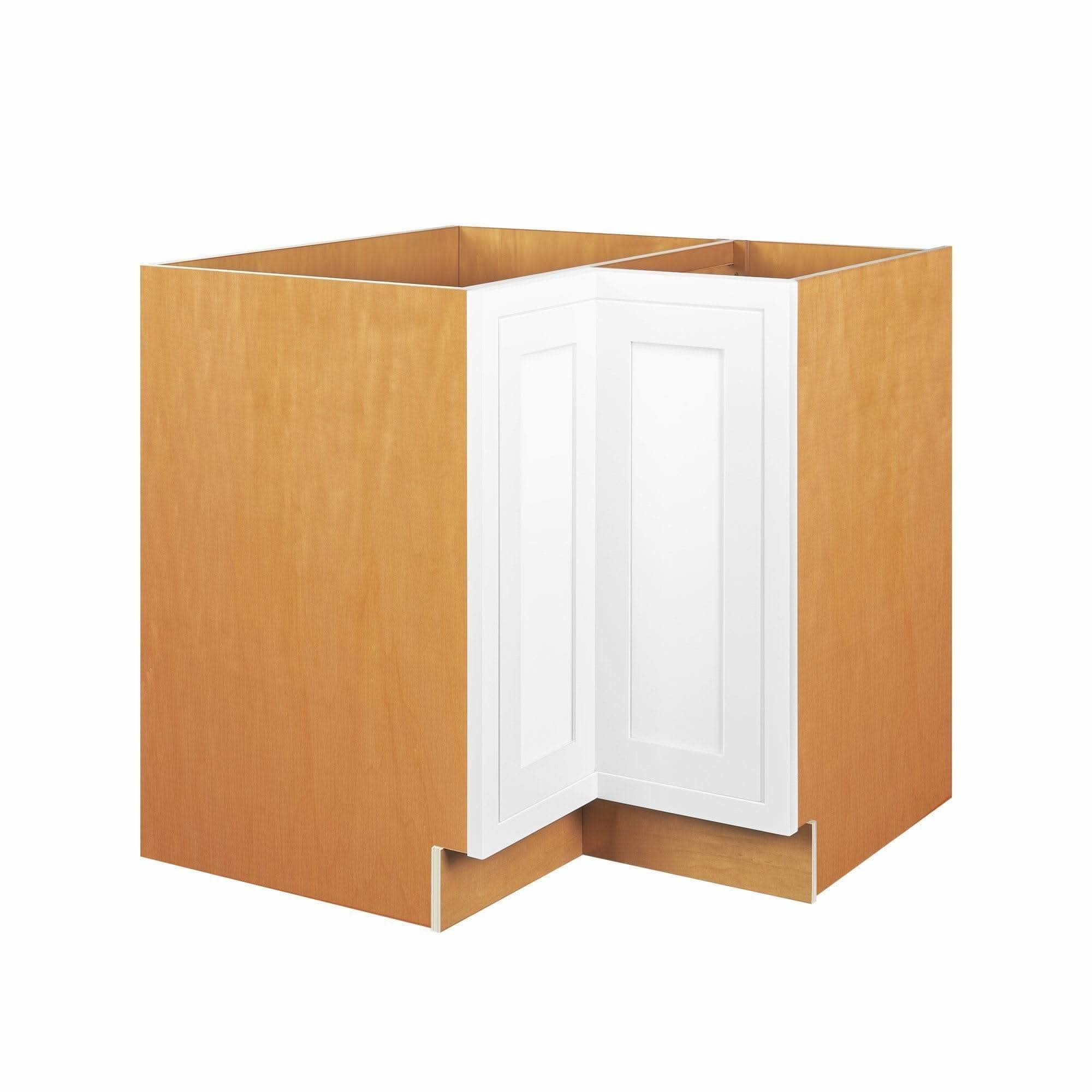 Lazy Susan Base Snow White Inset Shaker Cabinet 33–36