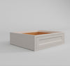 Bathroom Vanity Drawer Vintage White Raised Panel Inset Drawer Base Cabinet - 30"