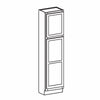 96" Tall Pantry White Shaker 1/2" Overlay Cabinet 18", 24" & 30" Wide