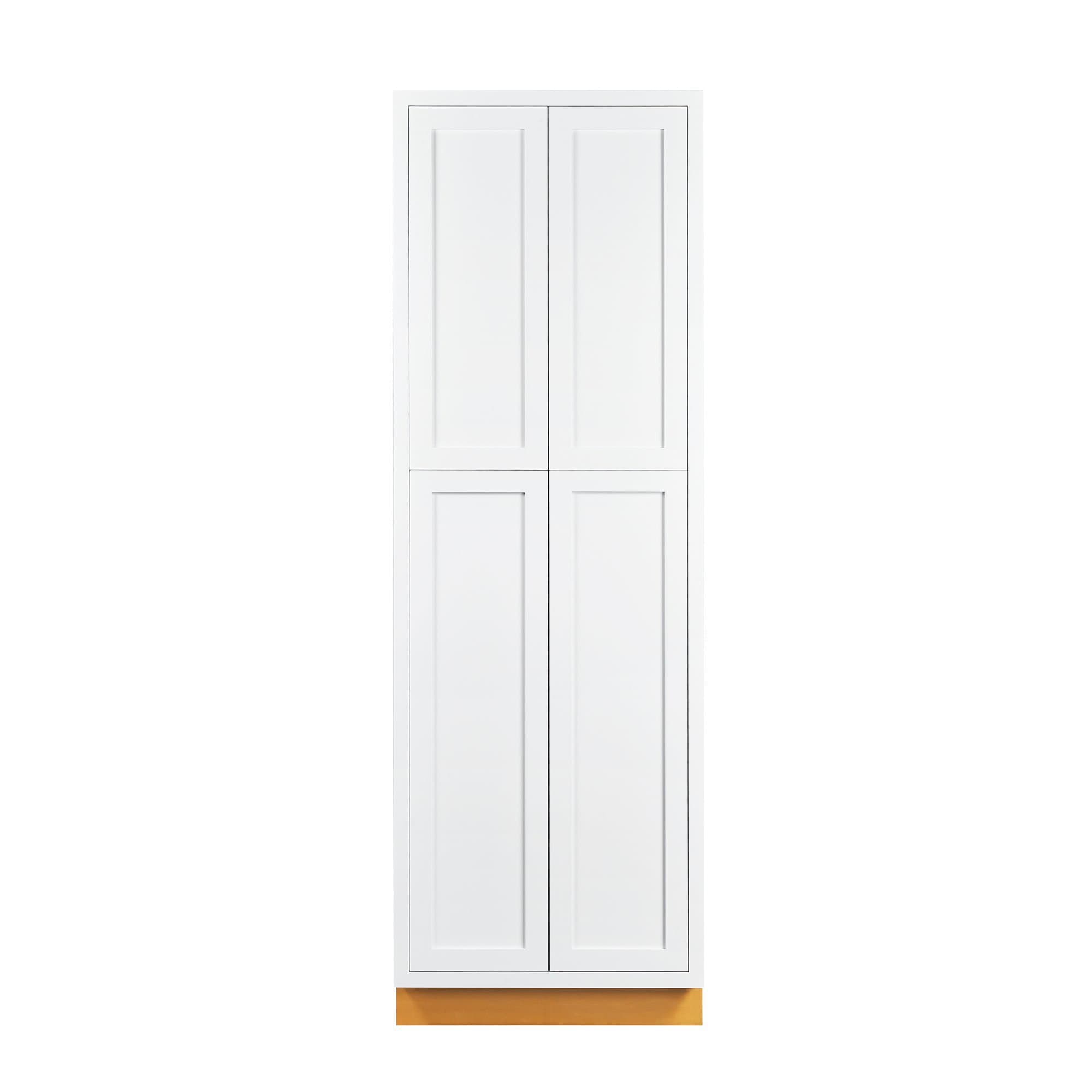 Shaker white pantry cabinet discount
