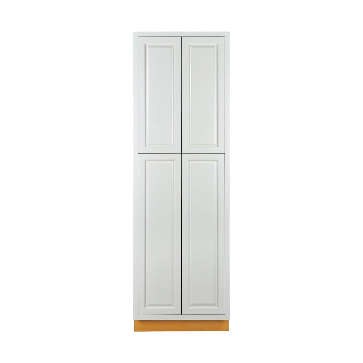 Pantry Vintage White Inset Raised Panel Cabinet 93" Tall 24', 30" & 36" Wide