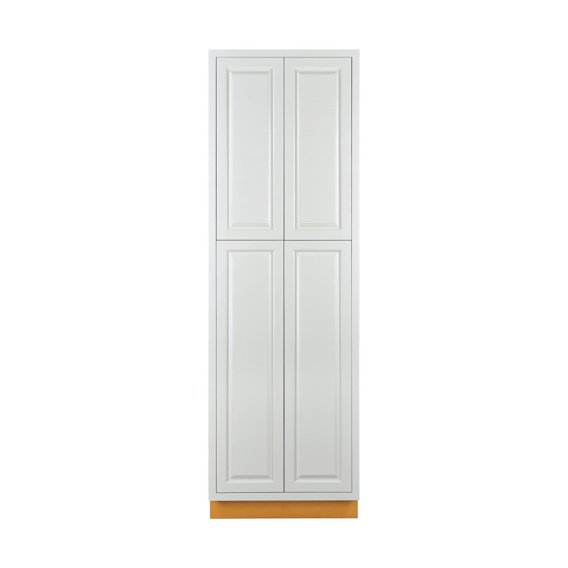 Pantry Vintage White Inset Raised Panel Cabinet 93" Tall 24', 30" & 36" Wide