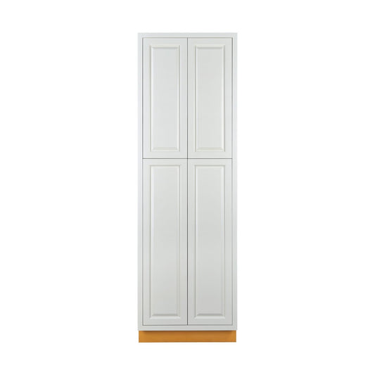 Pantry Vintage White Inset Raised Panel Cabinet 93" Tall 24', 30" & 36" Wide