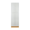 Pantry Vintage White Inset Raised Panel Cabinet 93" Tall 24', 30" & 36" Wide