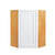 Diagonal Corner Snow White Inset Shaker Wall Cabinet - Single Door