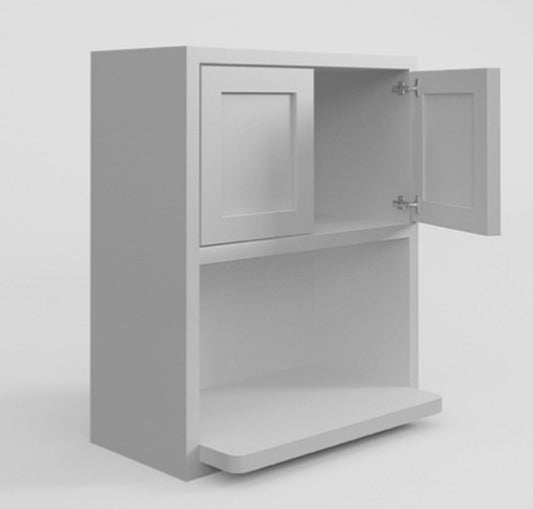 Microwave Wall Cabinet White Shaker