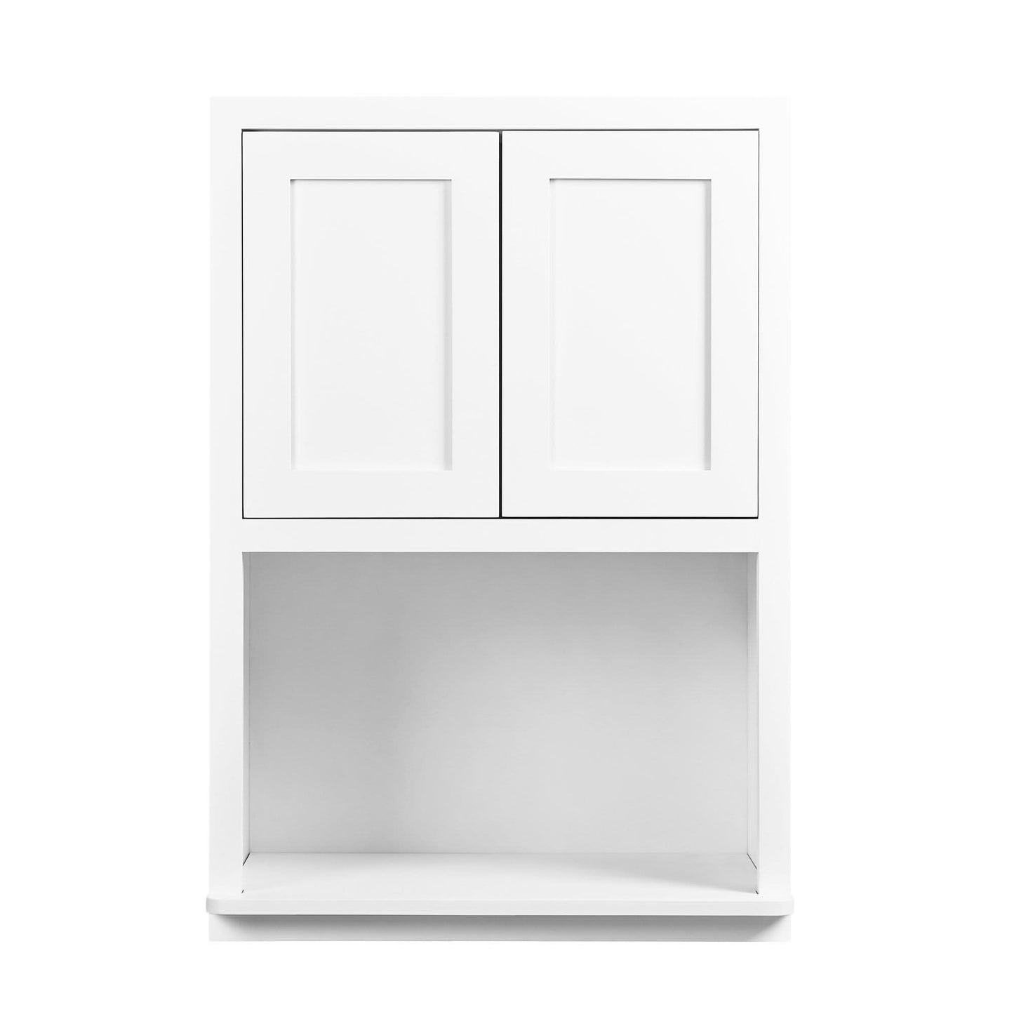 27" Wide Microwave Cabinet Inset Shaker Wall Cabinet 30", 33", 36" & 39" Tall
